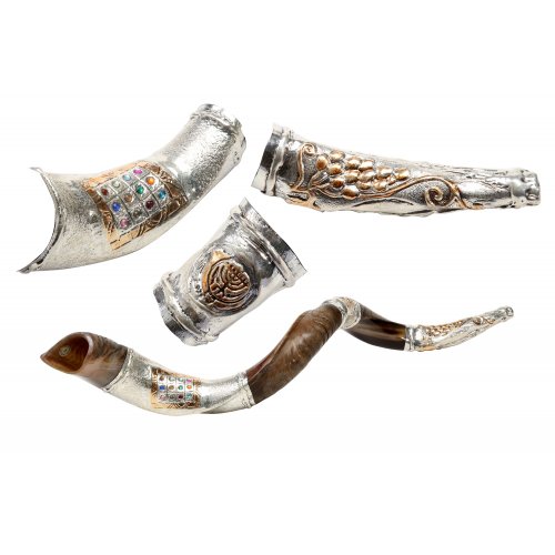 12 Tribes Breastplate Silver Yemenite Shofar