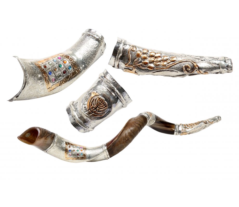 12 Tribes Breastplate Silver Yemenite Shofar