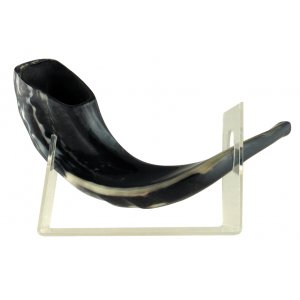 Lucite Shofar Stand for Small Ram Shofar Horn Length Up To 15 Inches