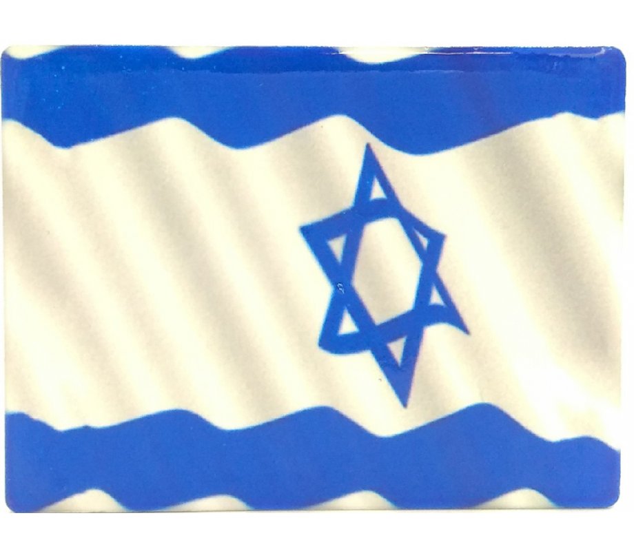 Blue and White Flag of Israel - Ceramic Magnet