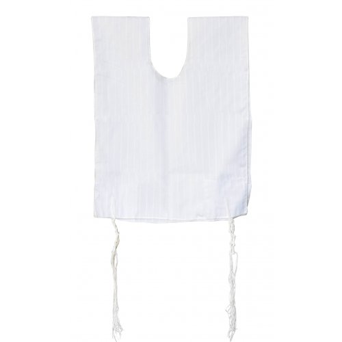 Childs Cotton Tallit Katan with Attached Kosher Tzitzit