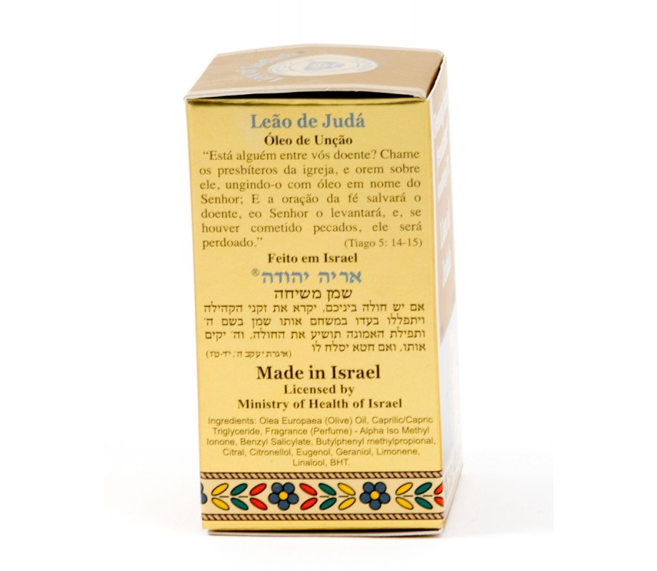 GOLD SERIES - Blessing from Jerusalem Lion of Judah Anointing Oil 0.4 fl.oz