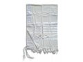 Lightweight Wool Non-slip Barak Prayer Shawl Tallit with White Stripes - Talitnia,