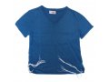 Mens T-Shirt with Attached Kosher Tzitzit - Royal Blue