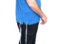 Mens T-Shirt with Attached Kosher Tzitzit - Royal Blue