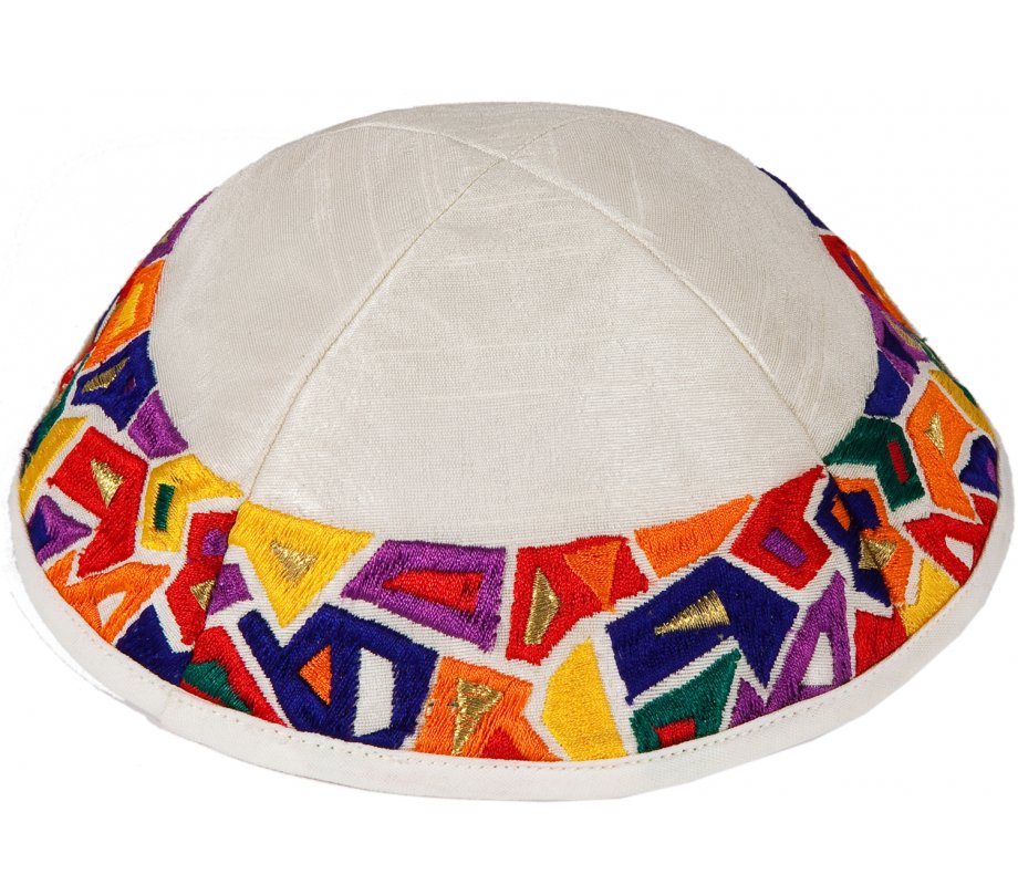 Mosaic Star of David Colorful Prayer Shawl Set - Yair Emanuel