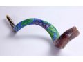 Purple Grapevine Collectors Hand Painted Yemenite Shofar