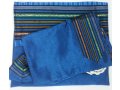 Royal Blue Handwoven Silk Prayer Shawl Set Josephs Colored Coat - Gabrieli