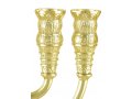 Seven Branch Gold Menorah, Jerusalem Images - Choose 8.6