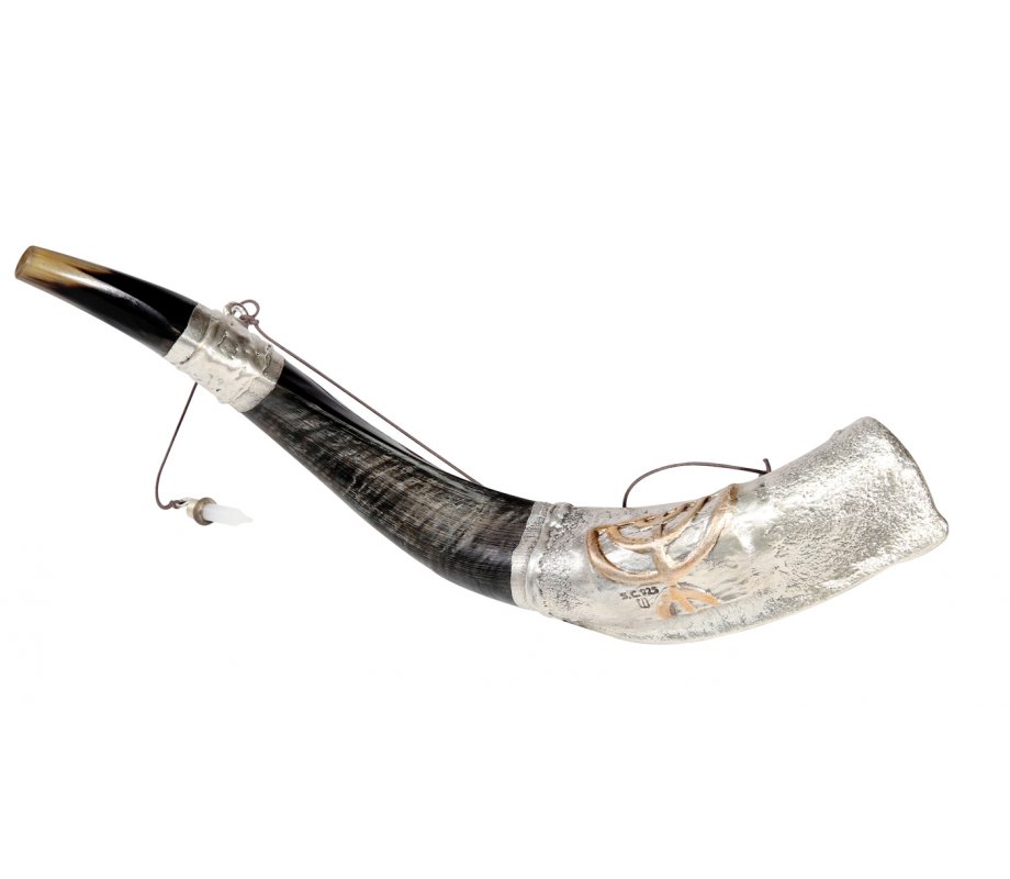 Silver Temple Menorah Anointing Yemenite Shofar