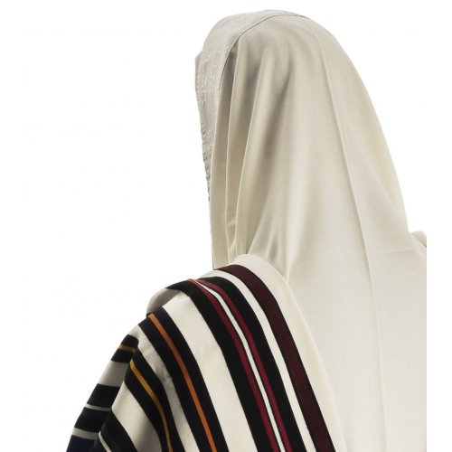 Sons of Light Bnei Or Prayer Shawl by Talitania - Rainbow