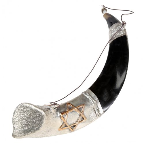 Star of David Anointing Yemenite Shofar