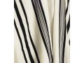 Traditional Wool Prayer Shawl with Black and White Stripes - Talitania