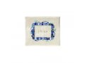 Yair Emanuel Embroidered Bags, Prayer Shawl and Tefillin  Blue Jerusalem on Off-White