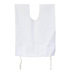 Poly-Cotton Tallit Katan with Attached Kosher Tzitzit