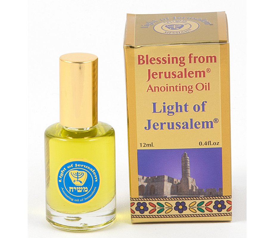 GOLD SERIES - Blessing from Jerusalem Light of Jerusalem Anointing Oil 0.4 fl.oz