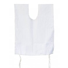 Poly-Cotton Tallit Katan with Attached Kosher Tzitzit